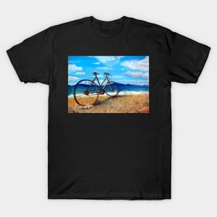 Old Bike at the beach T-Shirt